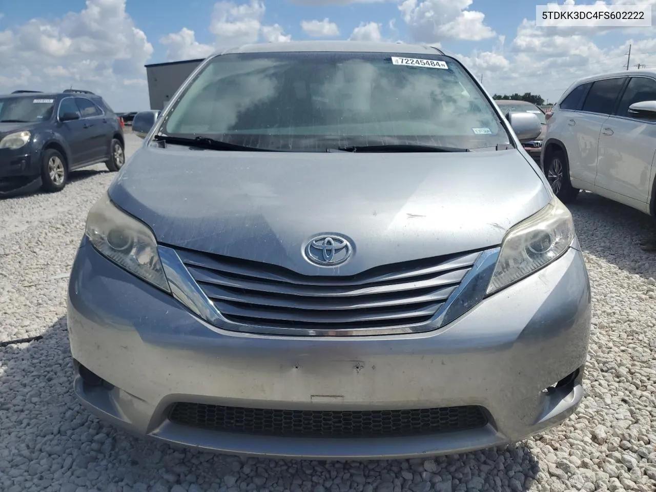 2015 Toyota Sienna Le VIN: 5TDKK3DC4FS602222 Lot: 72245484