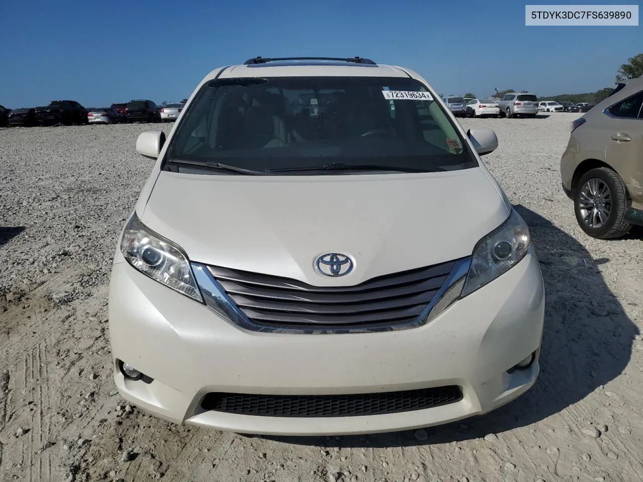 5TDYK3DC7FS639890 2015 Toyota Sienna Xle