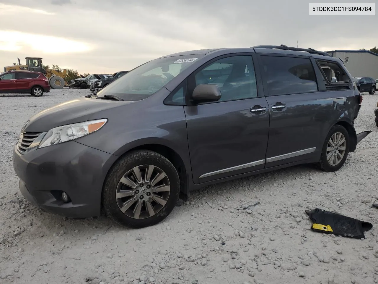 2015 Toyota Sienna Xle VIN: 5TDDK3DC1FS094784 Lot: 72339534