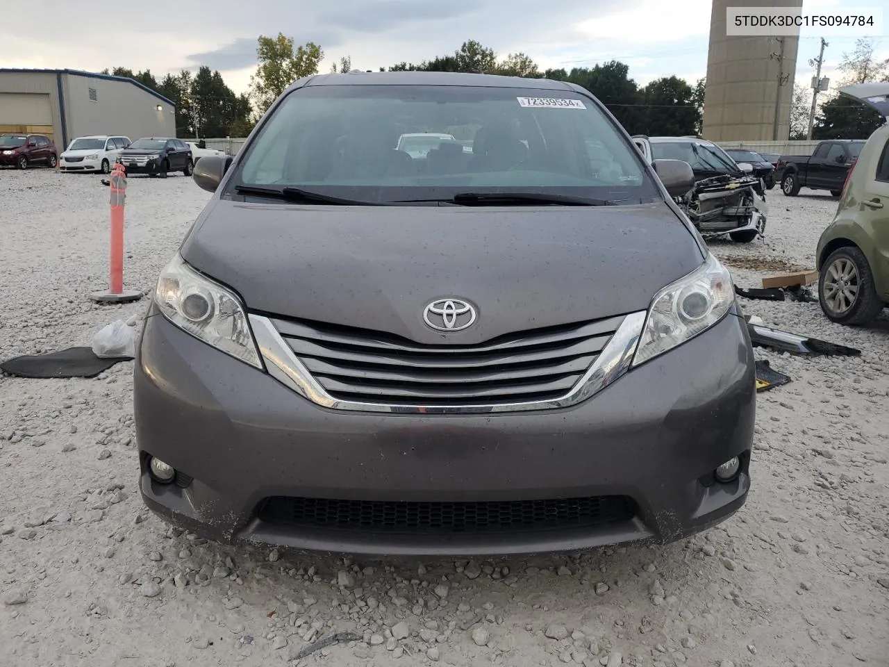 2015 Toyota Sienna Xle VIN: 5TDDK3DC1FS094784 Lot: 72339534