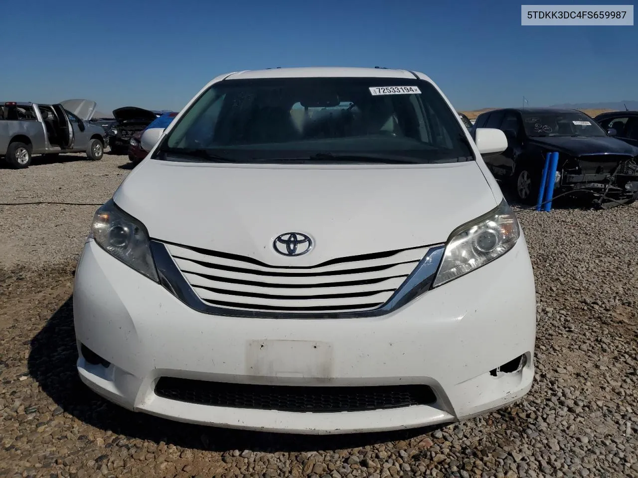 5TDKK3DC4FS659987 2015 Toyota Sienna Le