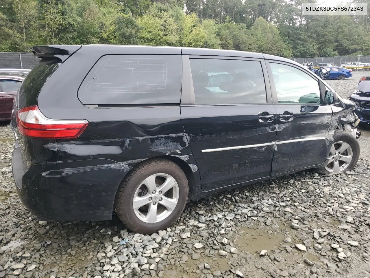 5TDZK3DC5FS672343 2015 Toyota Sienna