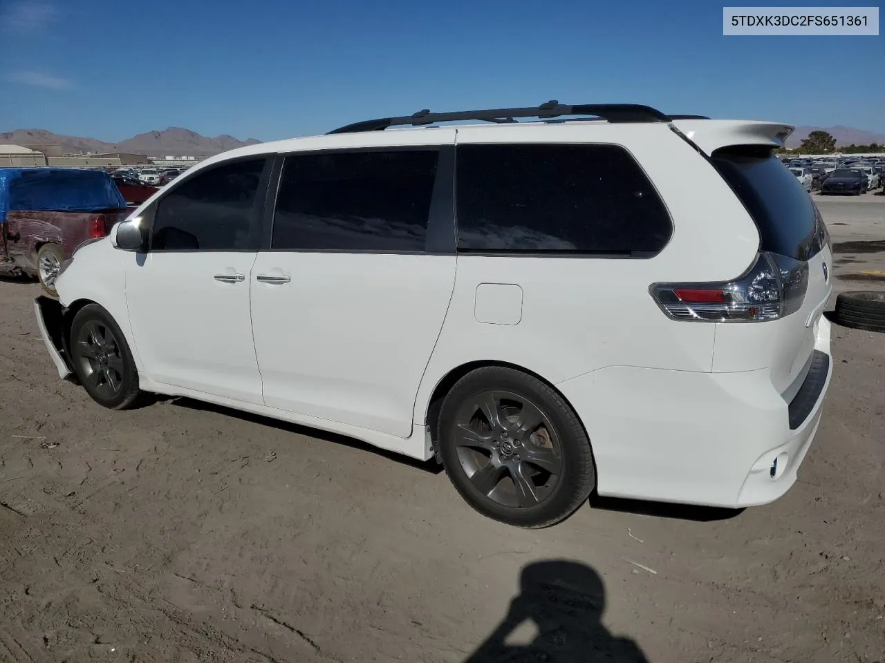 5TDXK3DC2FS651361 2015 Toyota Sienna Sport