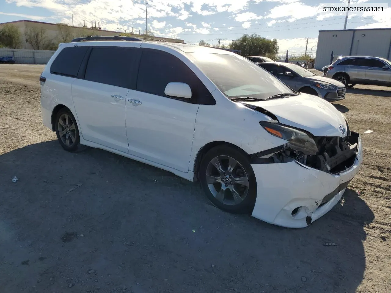 5TDXK3DC2FS651361 2015 Toyota Sienna Sport