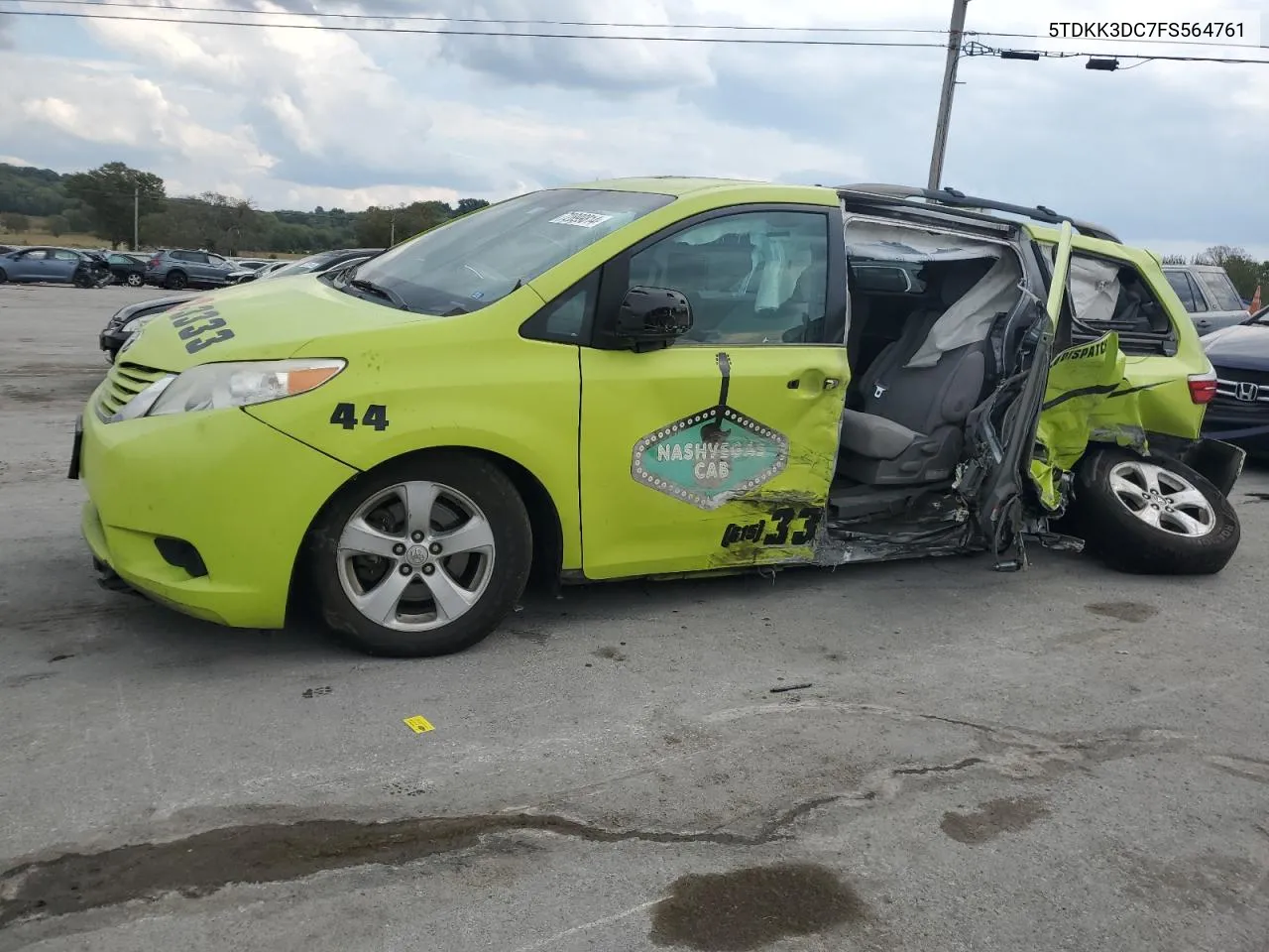 5TDKK3DC7FS564761 2015 Toyota Sienna Le