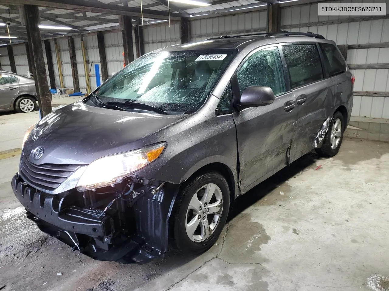 2015 Toyota Sienna Le VIN: 5TDKK3DC5FS623211 Lot: 73056484