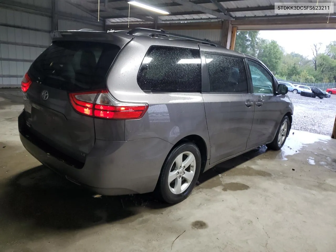 2015 Toyota Sienna Le VIN: 5TDKK3DC5FS623211 Lot: 73056484