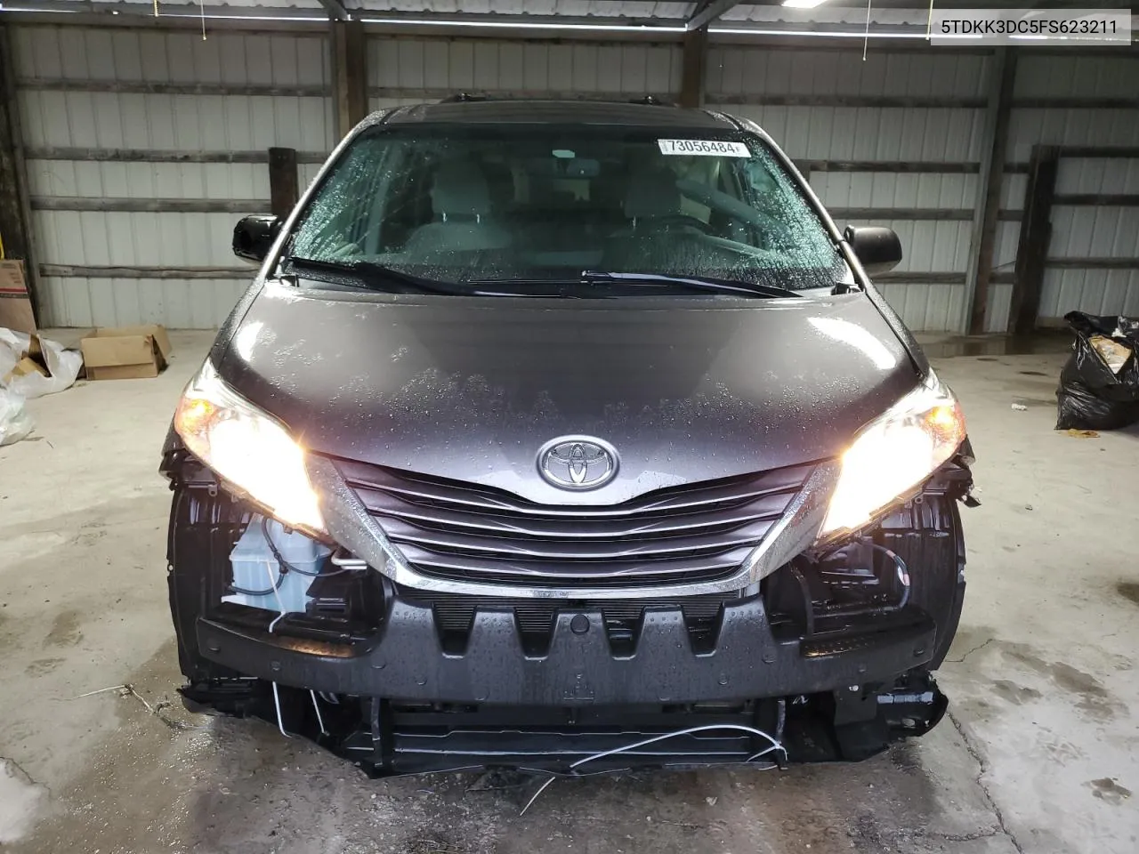 2015 Toyota Sienna Le VIN: 5TDKK3DC5FS623211 Lot: 73056484