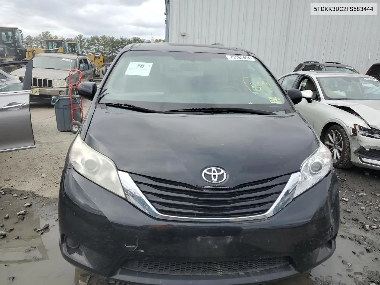 2015 Toyota Sienna Le VIN: 5TDKK3DC2FS583444 Lot: 73194494