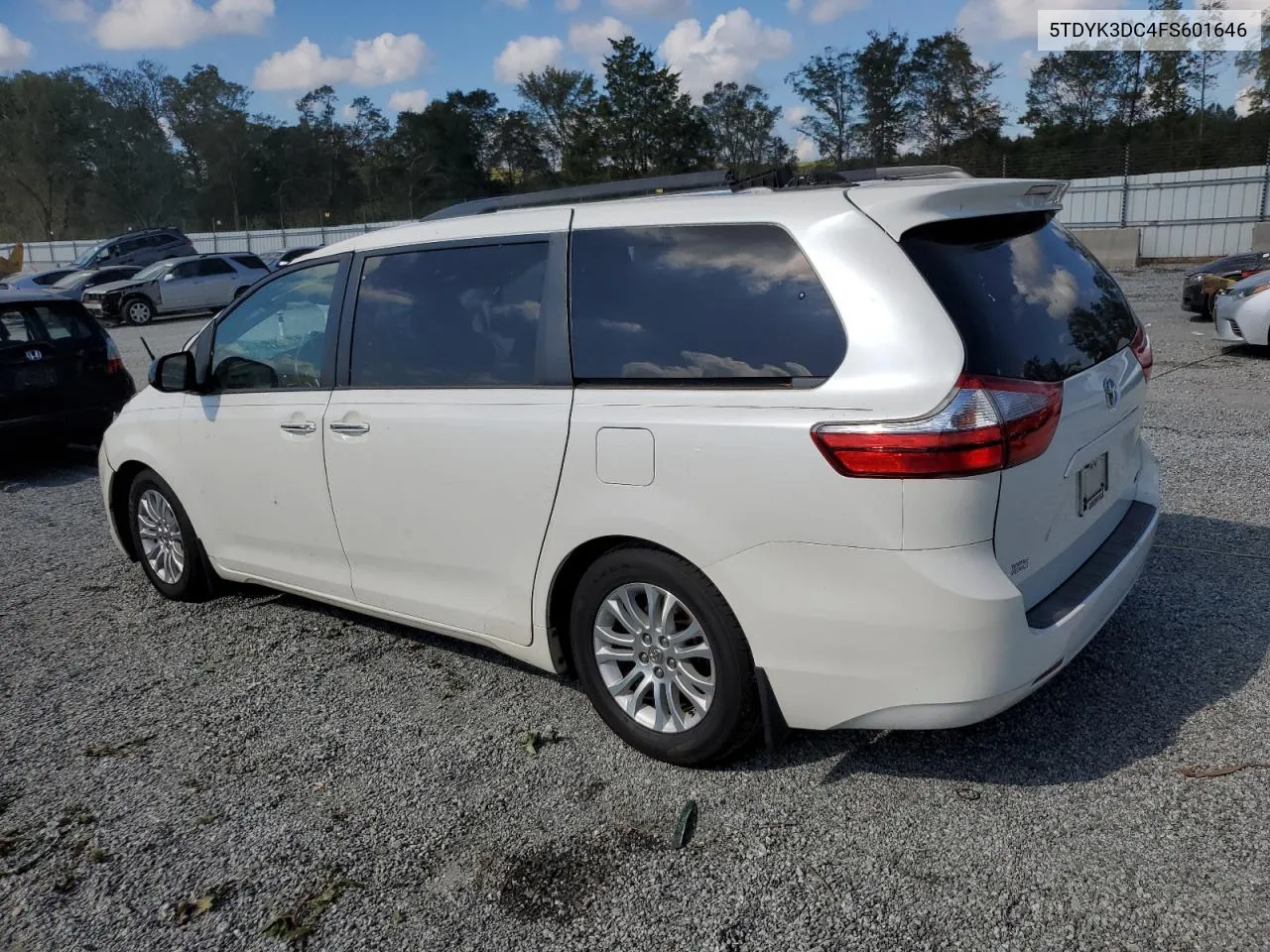 5TDYK3DC4FS601646 2015 Toyota Sienna Xle