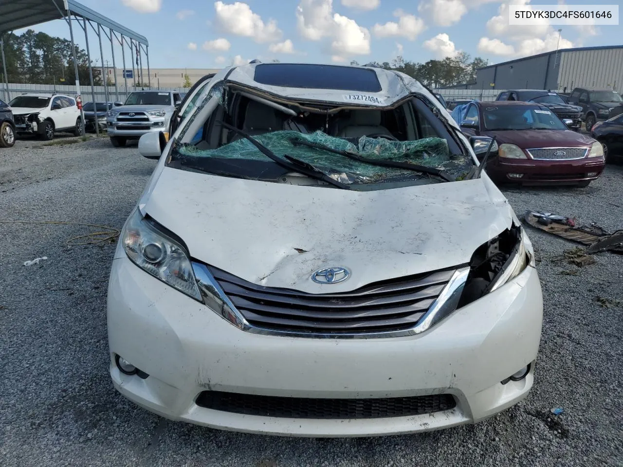 5TDYK3DC4FS601646 2015 Toyota Sienna Xle