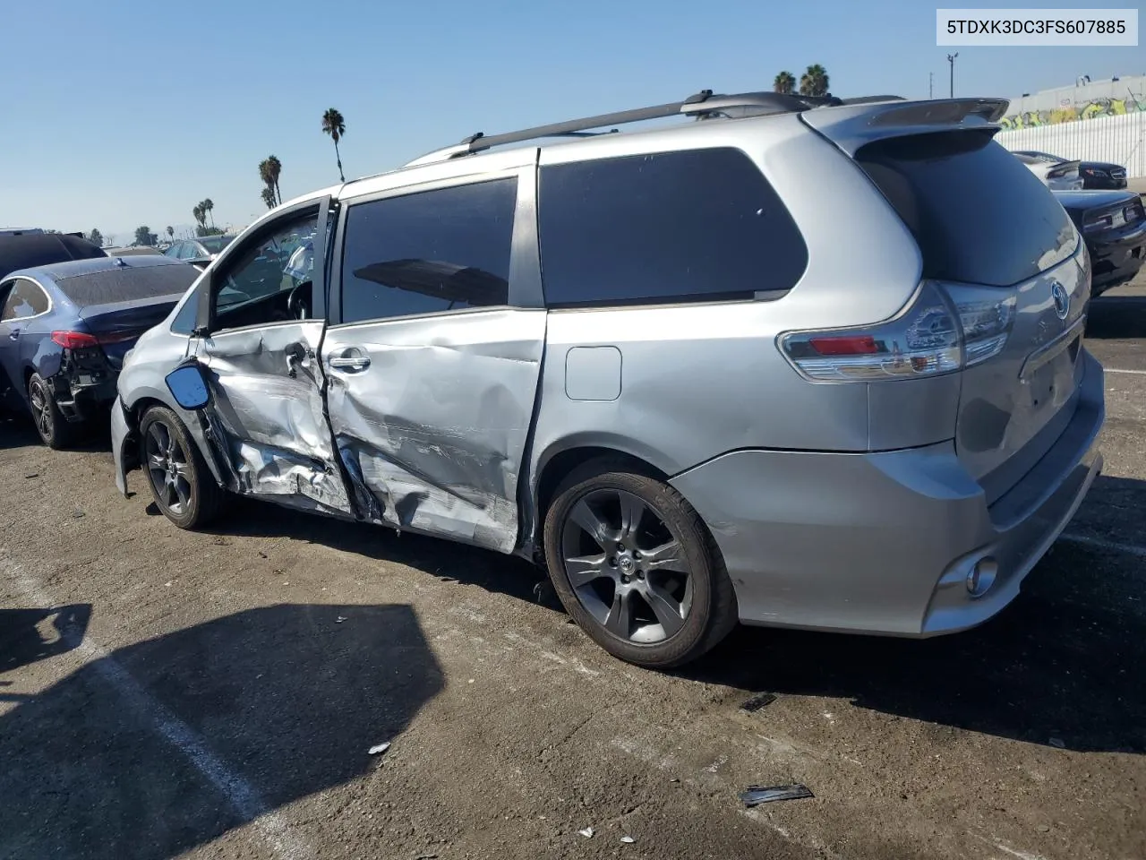 5TDXK3DC3FS607885 2015 Toyota Sienna Sport