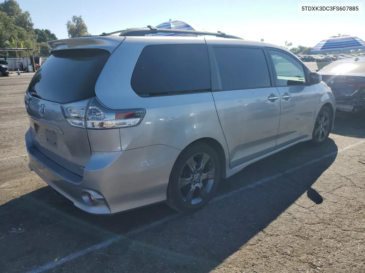 5TDXK3DC3FS607885 2015 Toyota Sienna Sport