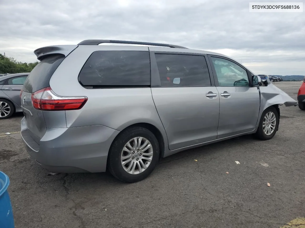 2015 Toyota Sienna Xle VIN: 5TDYK3DC9FS688136 Lot: 73419504