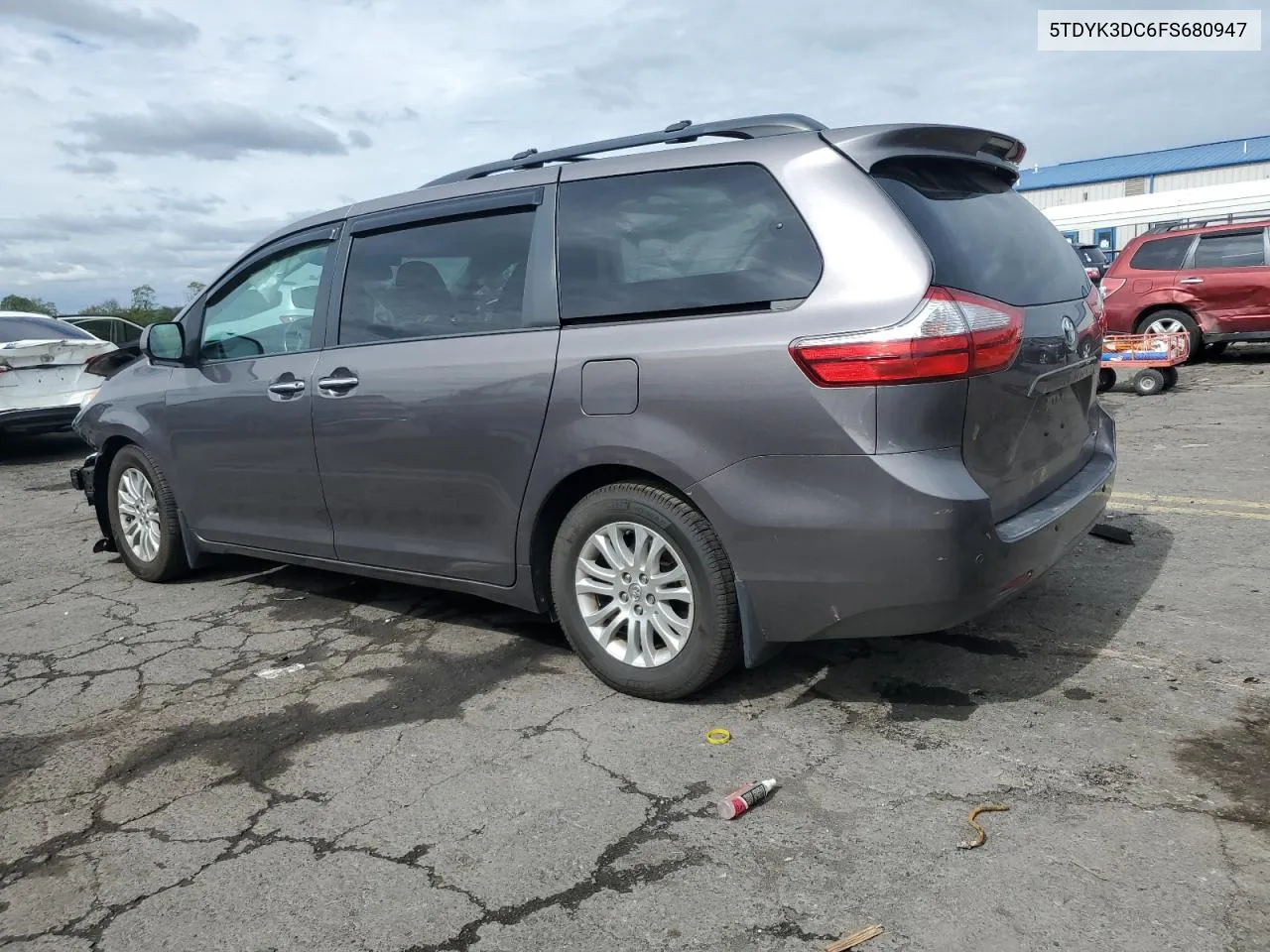 5TDYK3DC6FS680947 2015 Toyota Sienna Xle