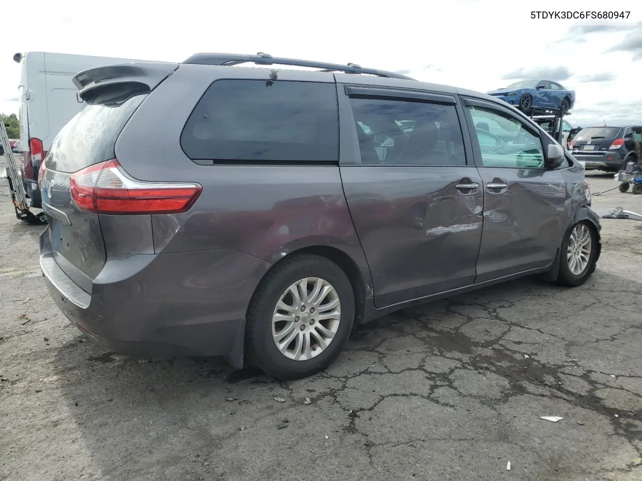 2015 Toyota Sienna Xle VIN: 5TDYK3DC6FS680947 Lot: 73544914