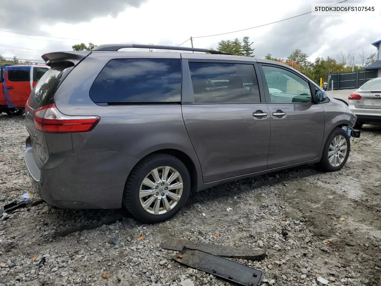 2015 Toyota Sienna Xle VIN: 5TDDK3DC6FS107545 Lot: 73565354