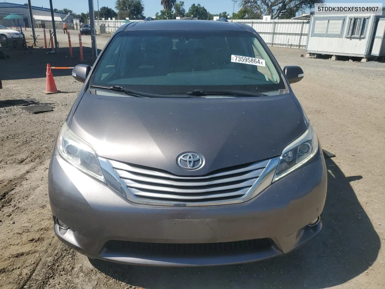 2015 Toyota Sienna Xle VIN: 5TDDK3DCXFS104907 Lot: 73595864