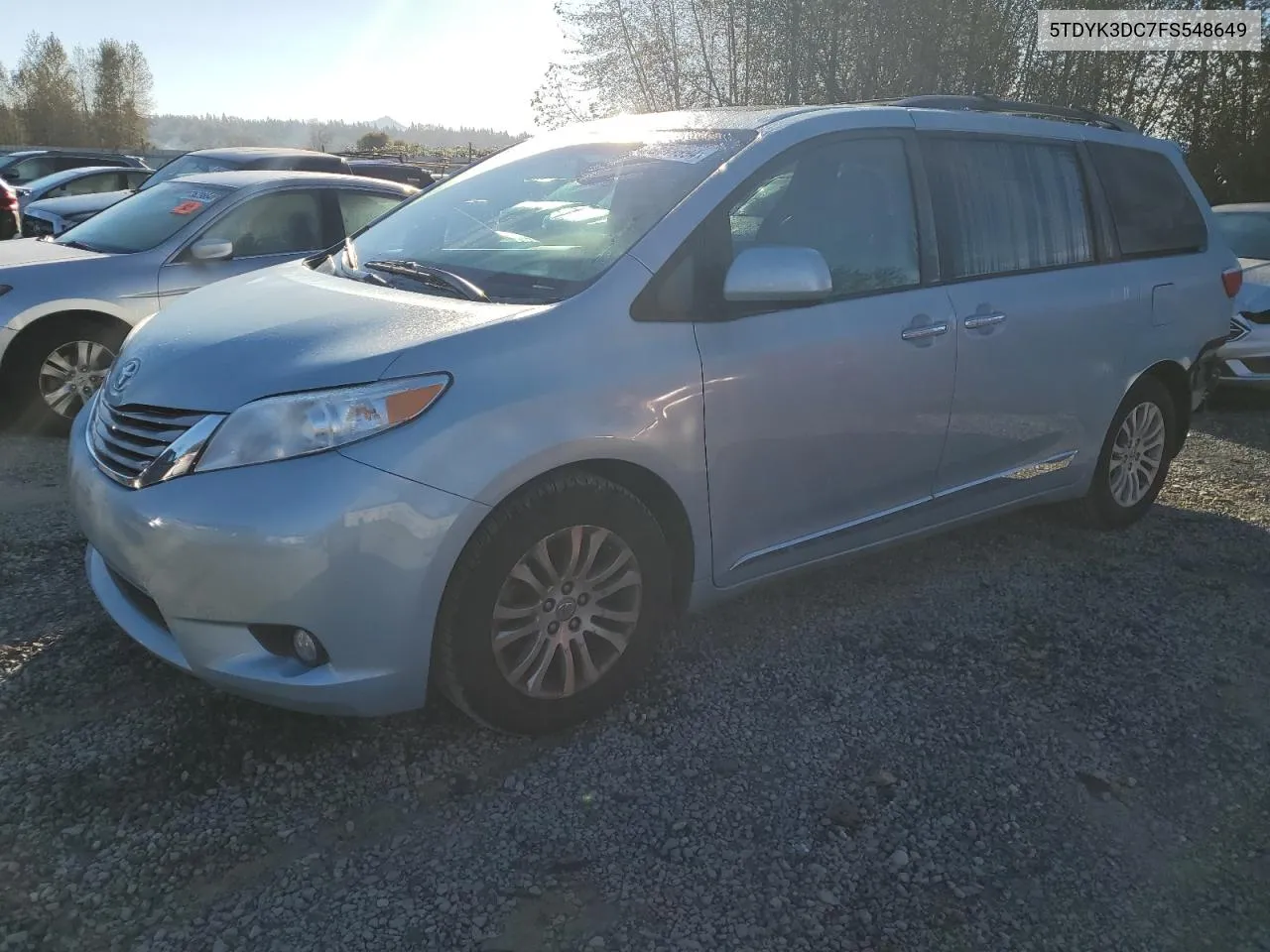 2015 Toyota Sienna Xle VIN: 5TDYK3DC7FS548649 Lot: 73711994