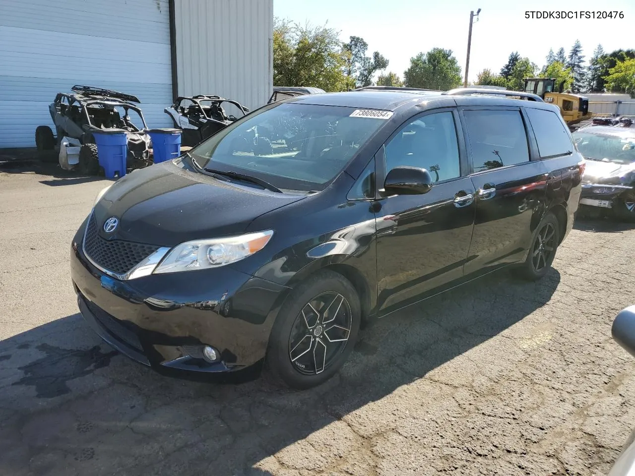 5TDDK3DC1FS120476 2015 Toyota Sienna Xle