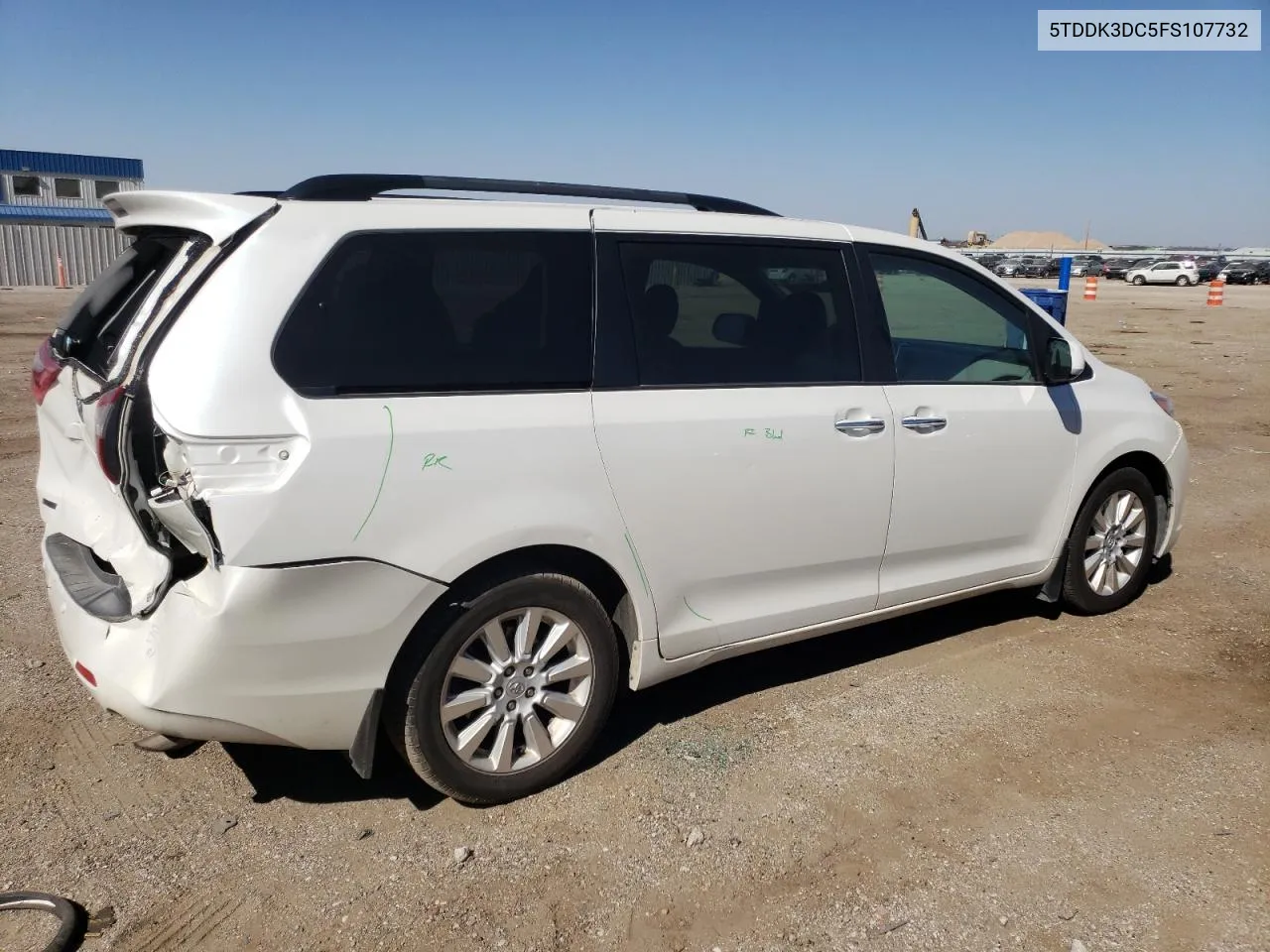 5TDDK3DC5FS107732 2015 Toyota Sienna Xle