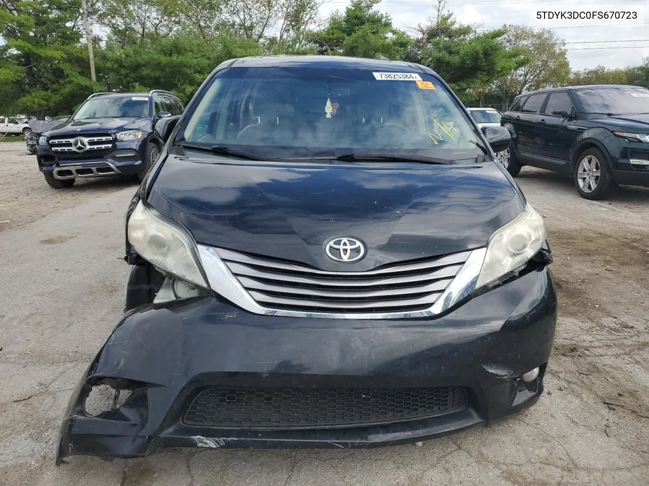 5TDYK3DC0FS670723 2015 Toyota Sienna Xle