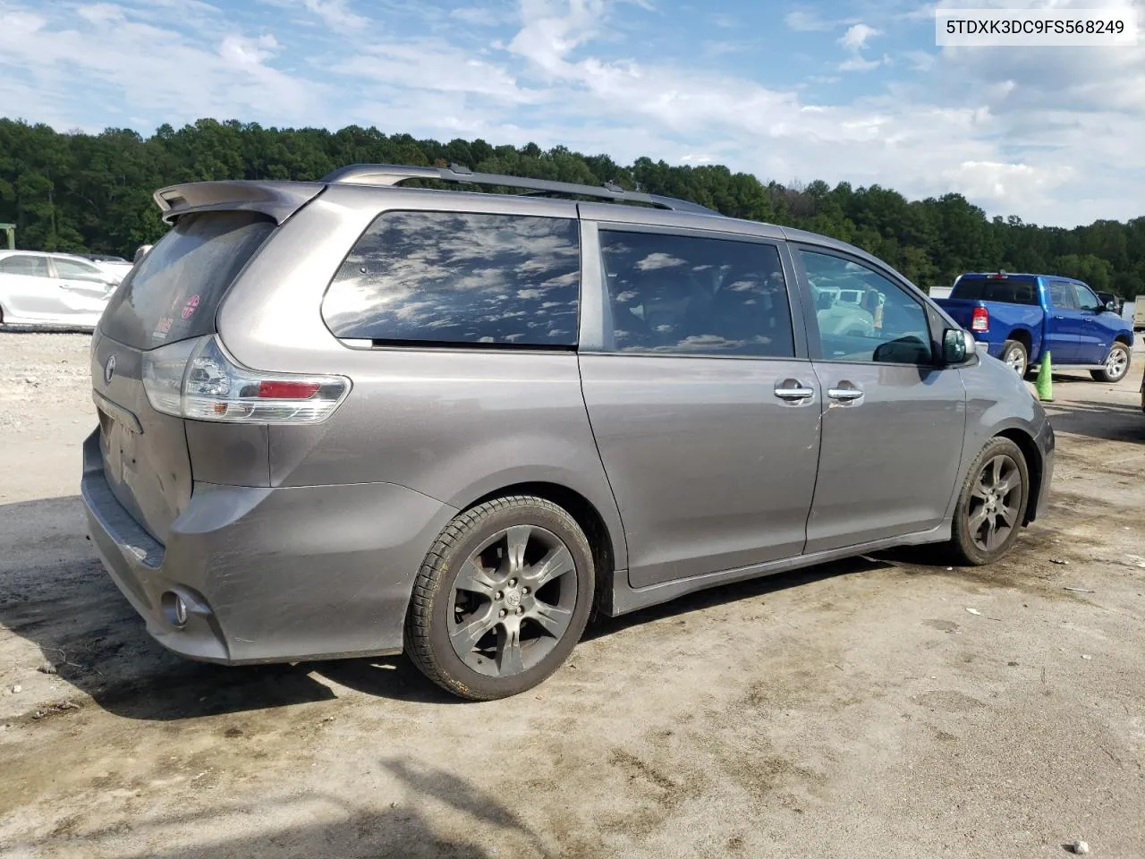 2015 Toyota Sienna Sport VIN: 5TDXK3DC9FS568249 Lot: 74474154