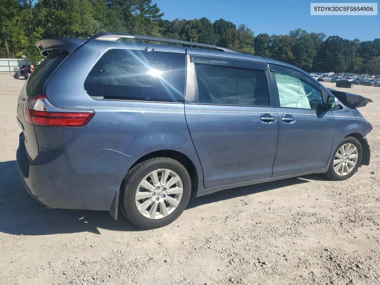 2015 Toyota Sienna Xle VIN: 5TDYK3DC5FS654906 Lot: 74634364