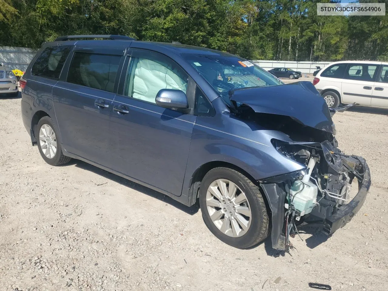 2015 Toyota Sienna Xle VIN: 5TDYK3DC5FS654906 Lot: 74634364