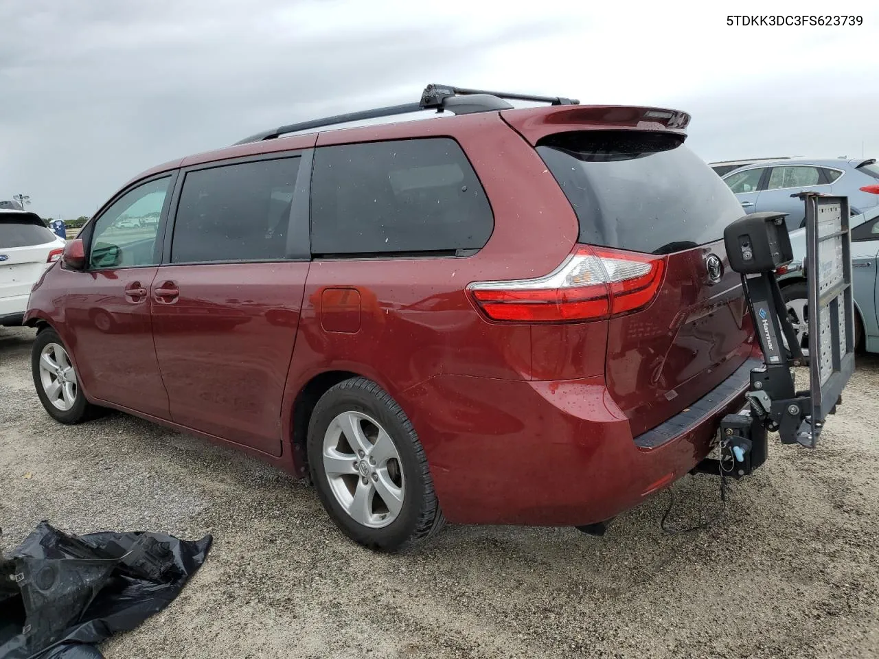 2015 Toyota Sienna Le VIN: 5TDKK3DC3FS623739 Lot: 74693514