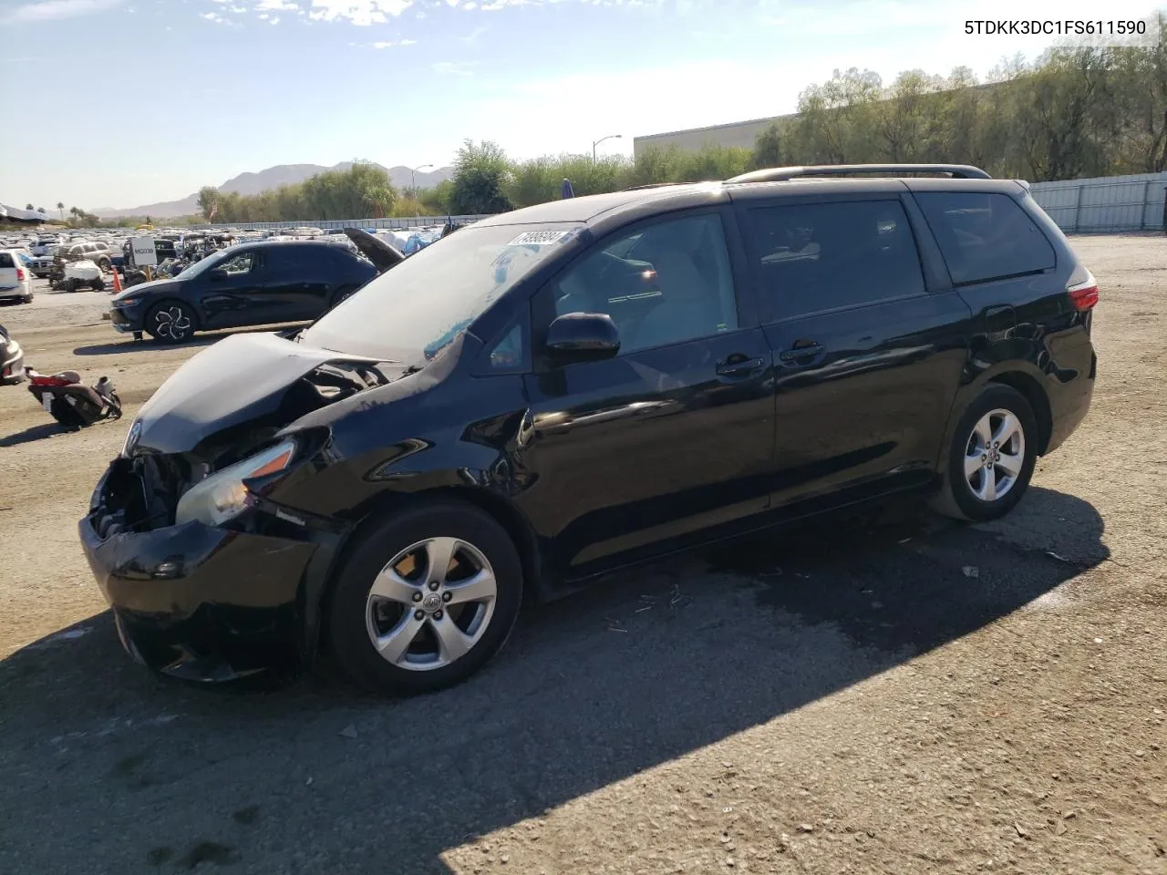 5TDKK3DC1FS611590 2015 Toyota Sienna Le