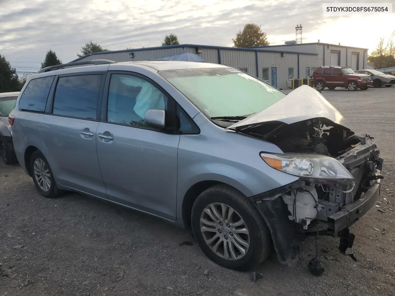 2015 Toyota Sienna Xle VIN: 5TDYK3DC8FS675054 Lot: 75487194