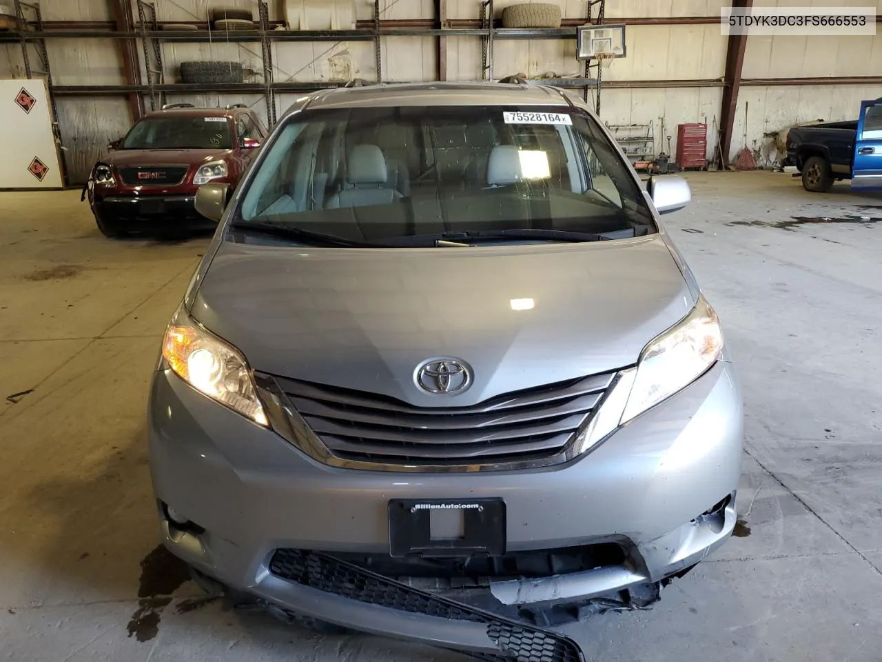 2015 Toyota Sienna Xle VIN: 5TDYK3DC3FS666553 Lot: 75528164