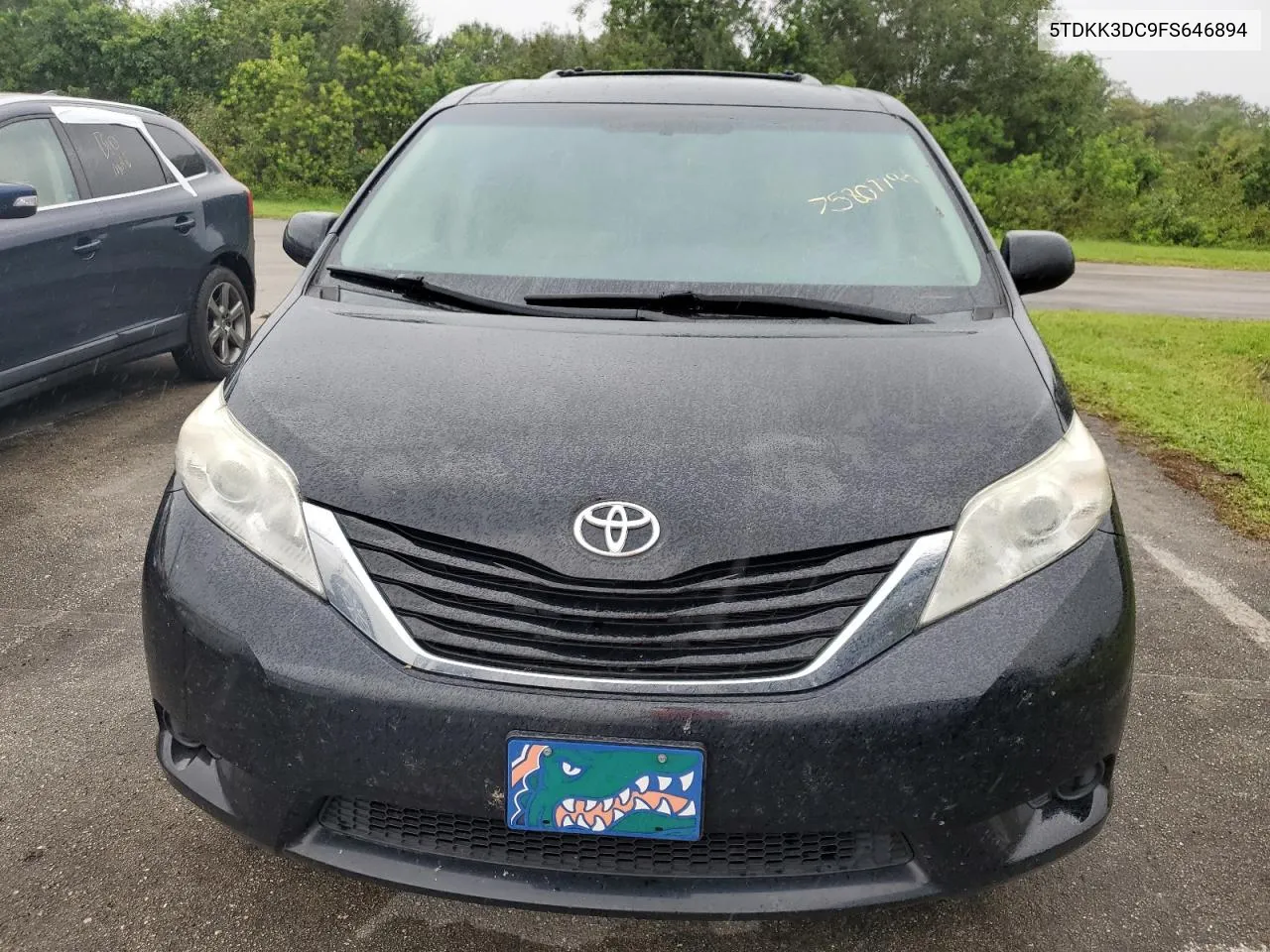 2015 Toyota Sienna Le VIN: 5TDKK3DC9FS646894 Lot: 75807794