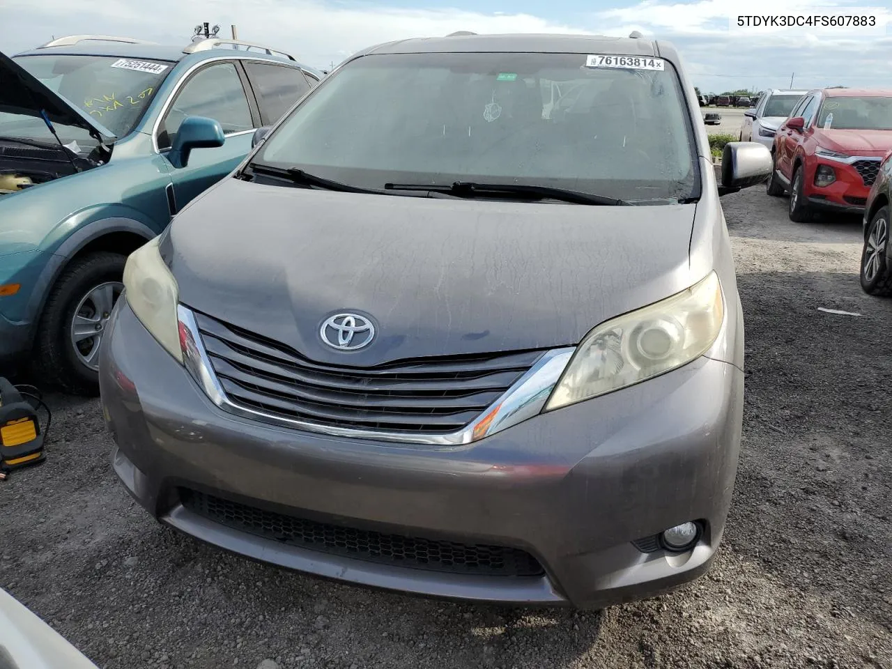 5TDYK3DC4FS607883 2015 Toyota Sienna Xle