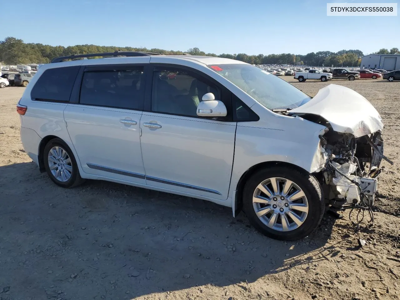 5TDYK3DCXFS550038 2015 Toyota Sienna Xle