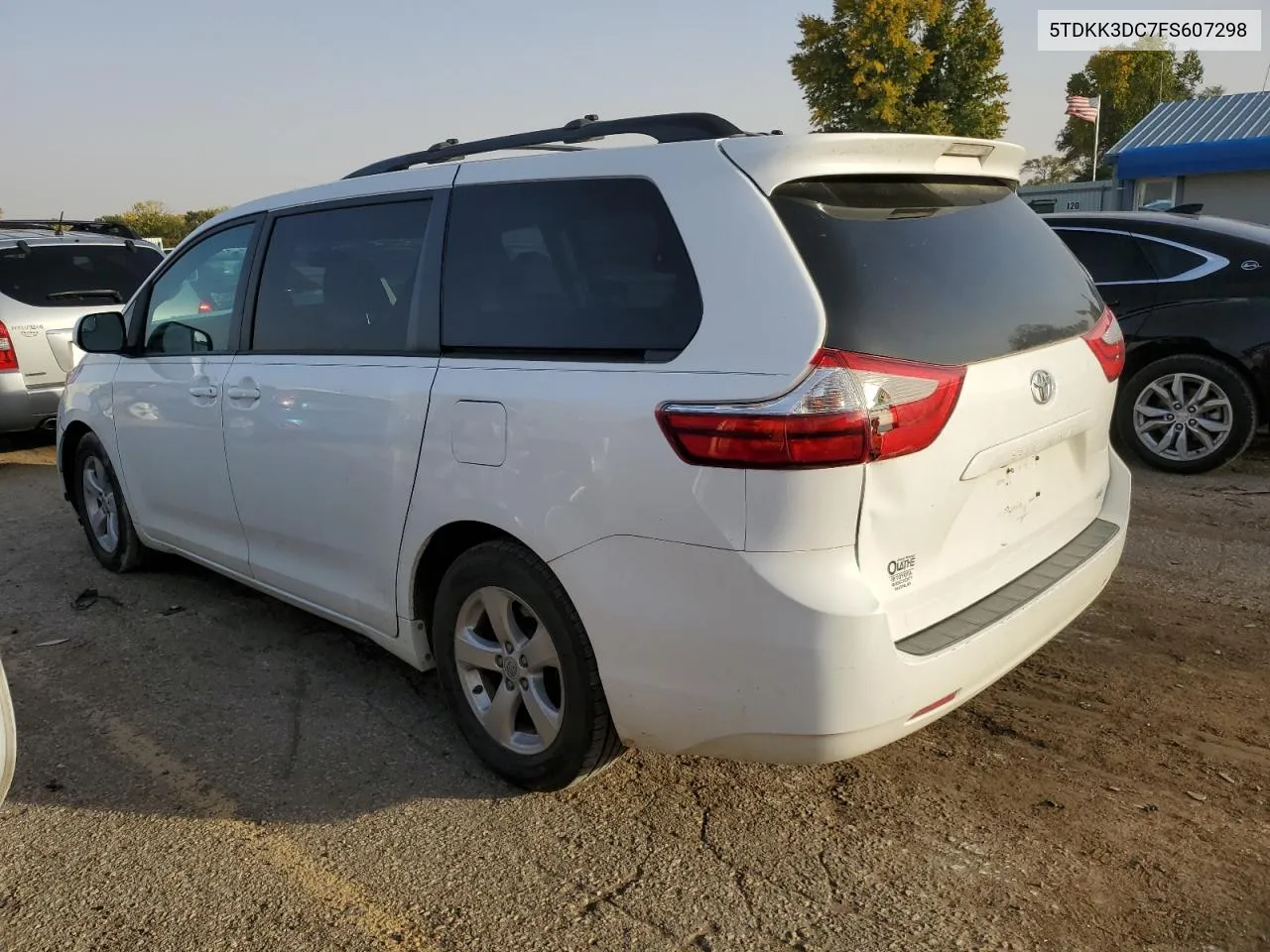 2015 Toyota Sienna Le VIN: 5TDKK3DC7FS607298 Lot: 77632904