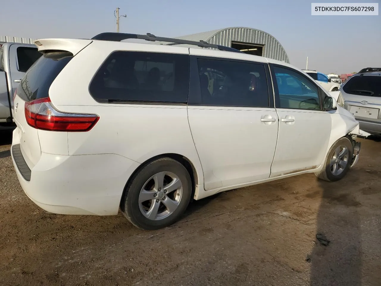 2015 Toyota Sienna Le VIN: 5TDKK3DC7FS607298 Lot: 77632904