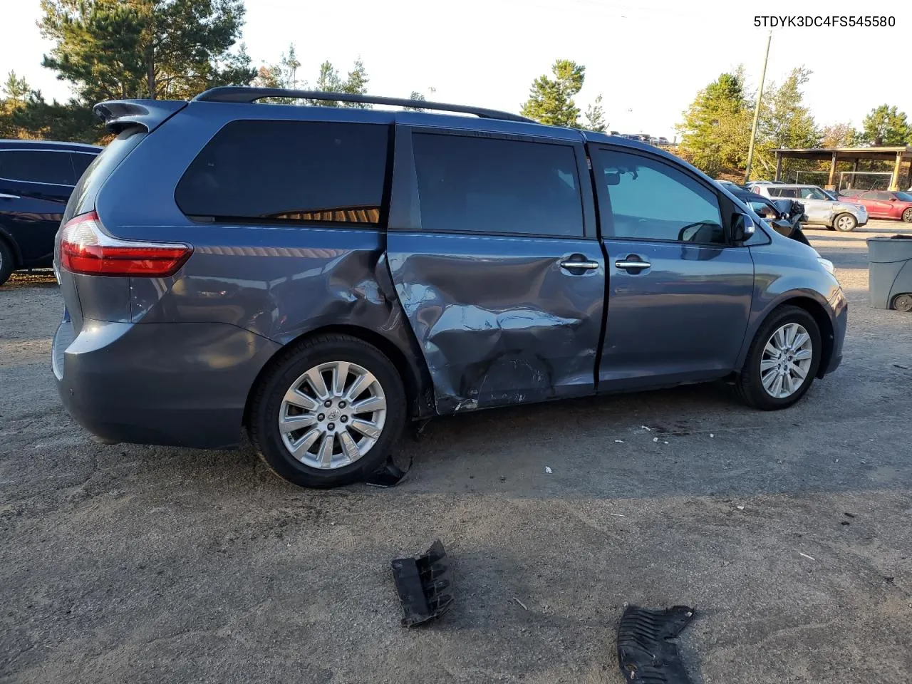 2015 Toyota Sienna Xle VIN: 5TDYK3DC4FS545580 Lot: 77754544