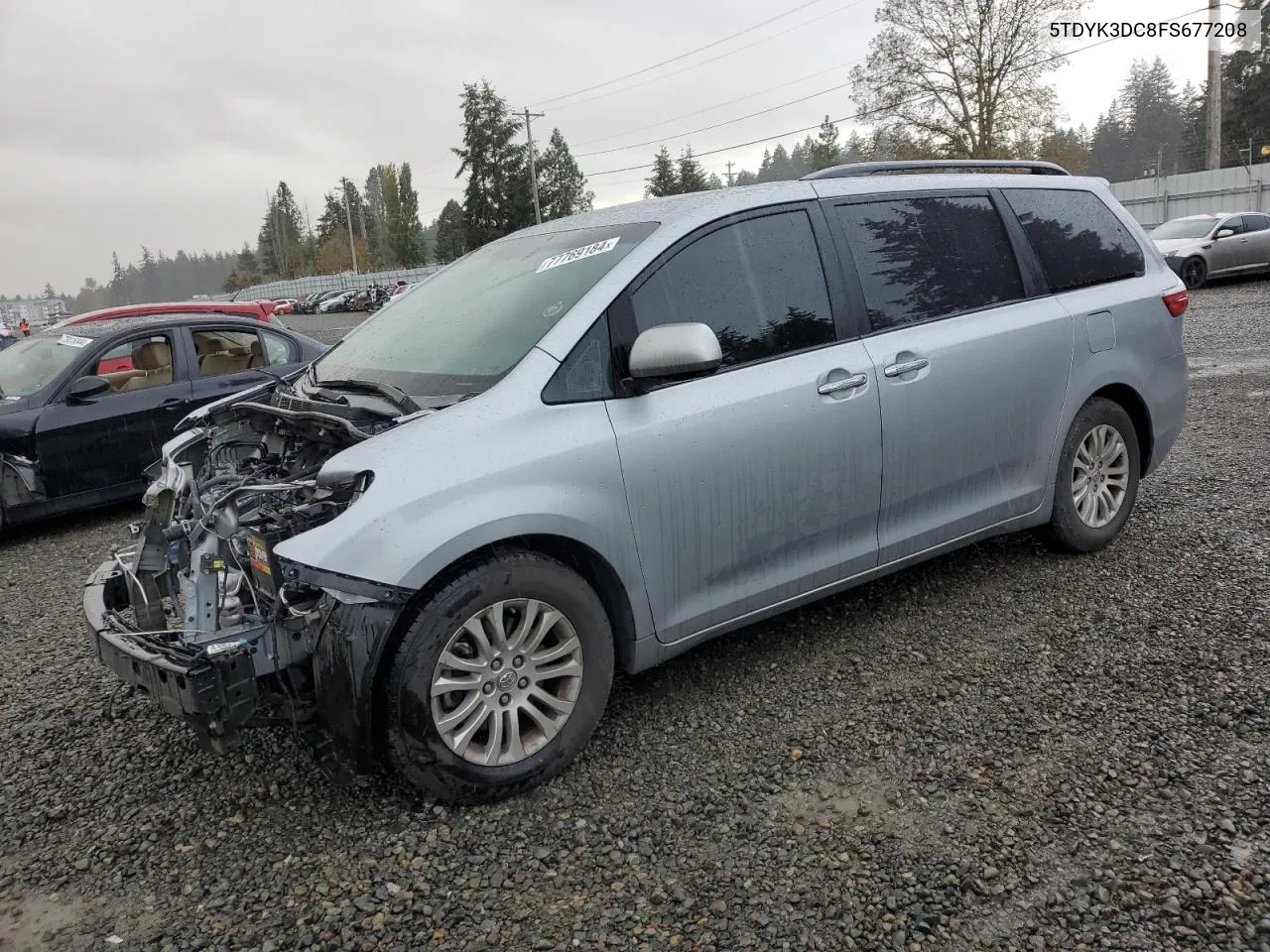 2015 Toyota Sienna Xle VIN: 5TDYK3DC8FS677208 Lot: 77769184