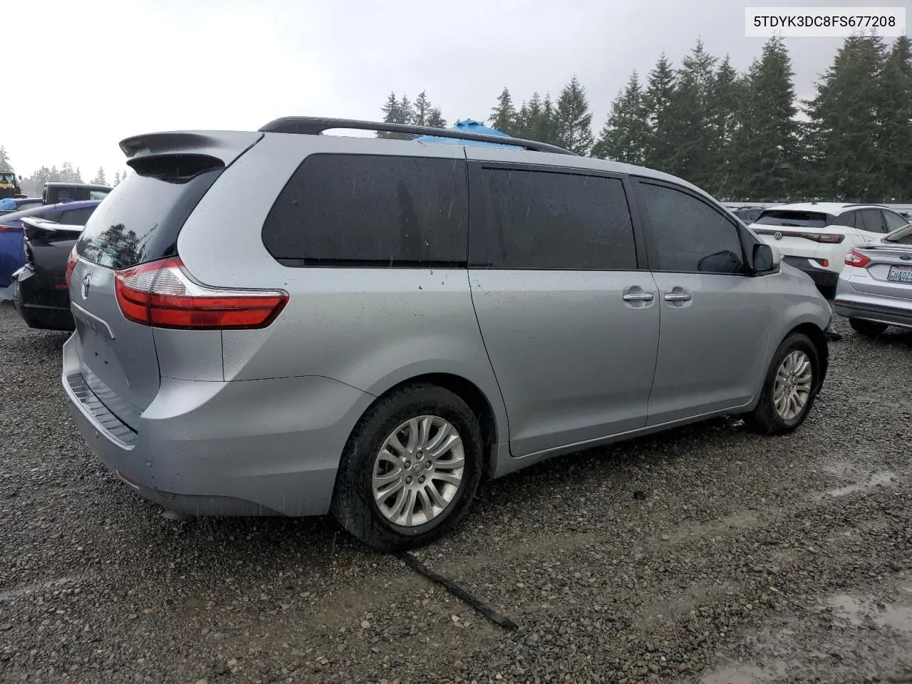 2015 Toyota Sienna Xle VIN: 5TDYK3DC8FS677208 Lot: 77769184