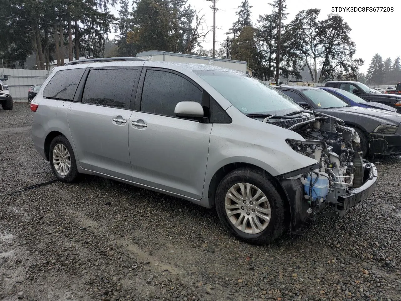 2015 Toyota Sienna Xle VIN: 5TDYK3DC8FS677208 Lot: 77769184