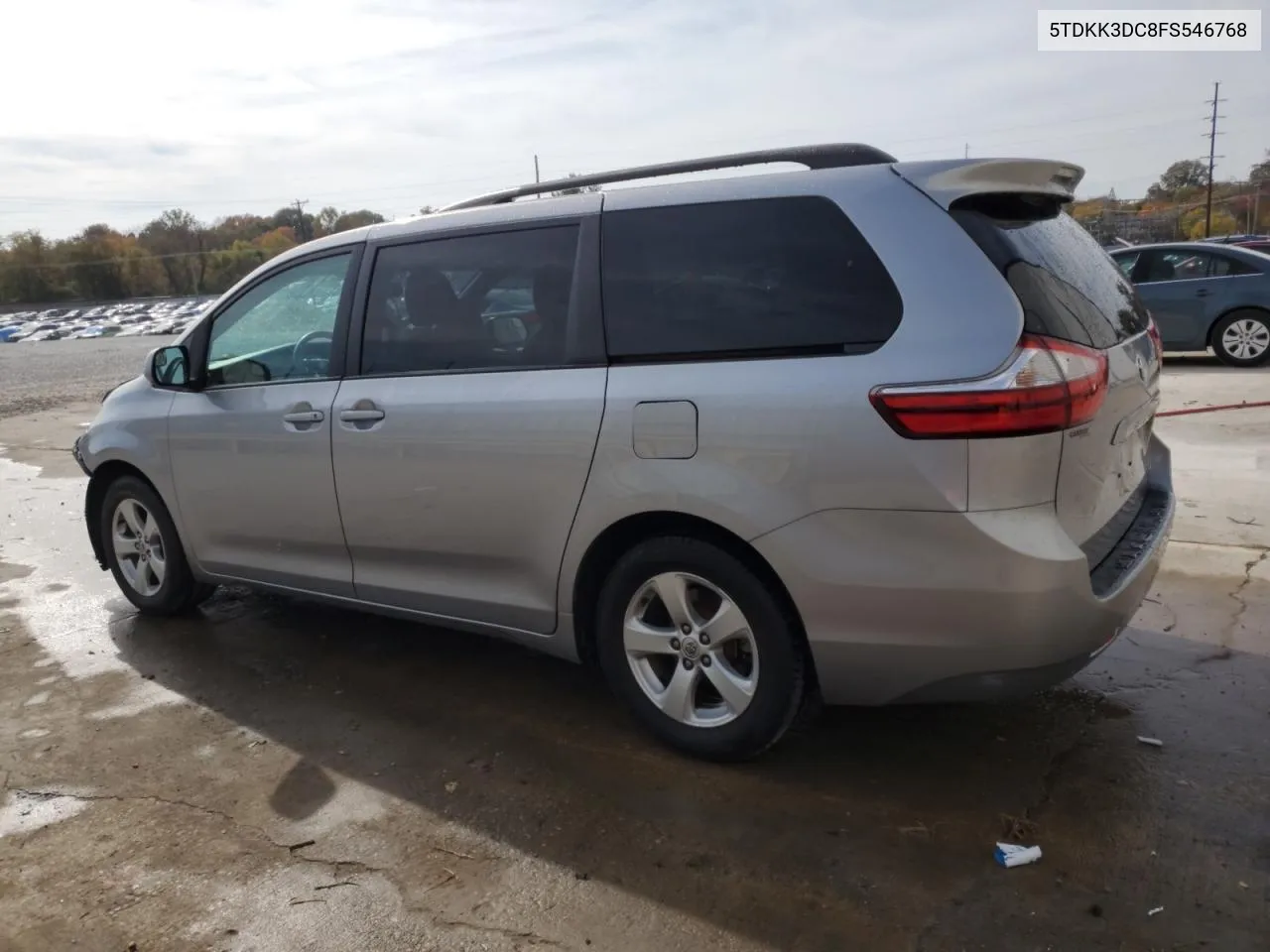 2015 Toyota Sienna Le VIN: 5TDKK3DC8FS546768 Lot: 77991914