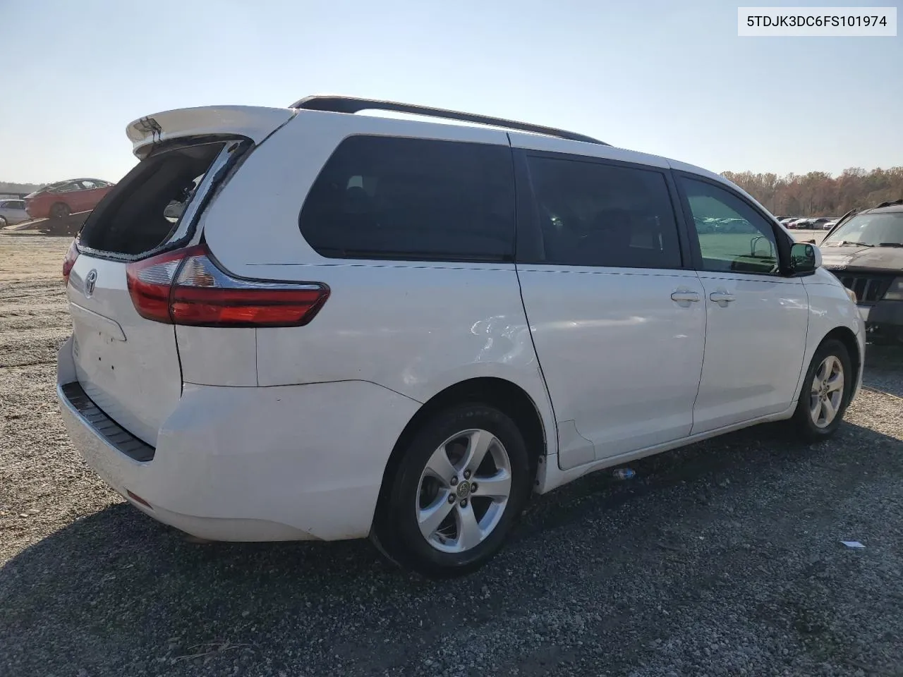 5TDJK3DC6FS101974 2015 Toyota Sienna Le