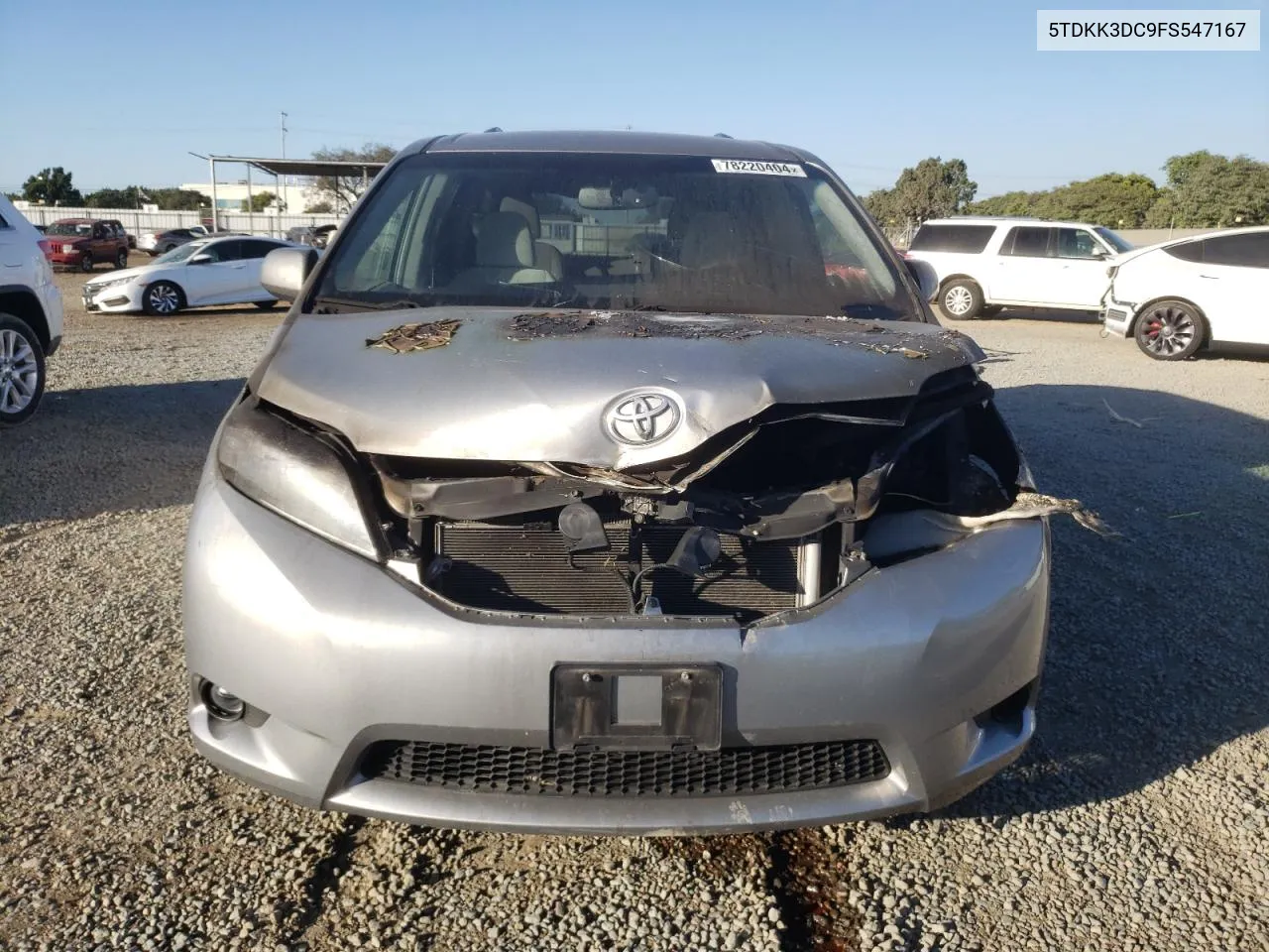 5TDKK3DC9FS547167 2015 Toyota Sienna Le