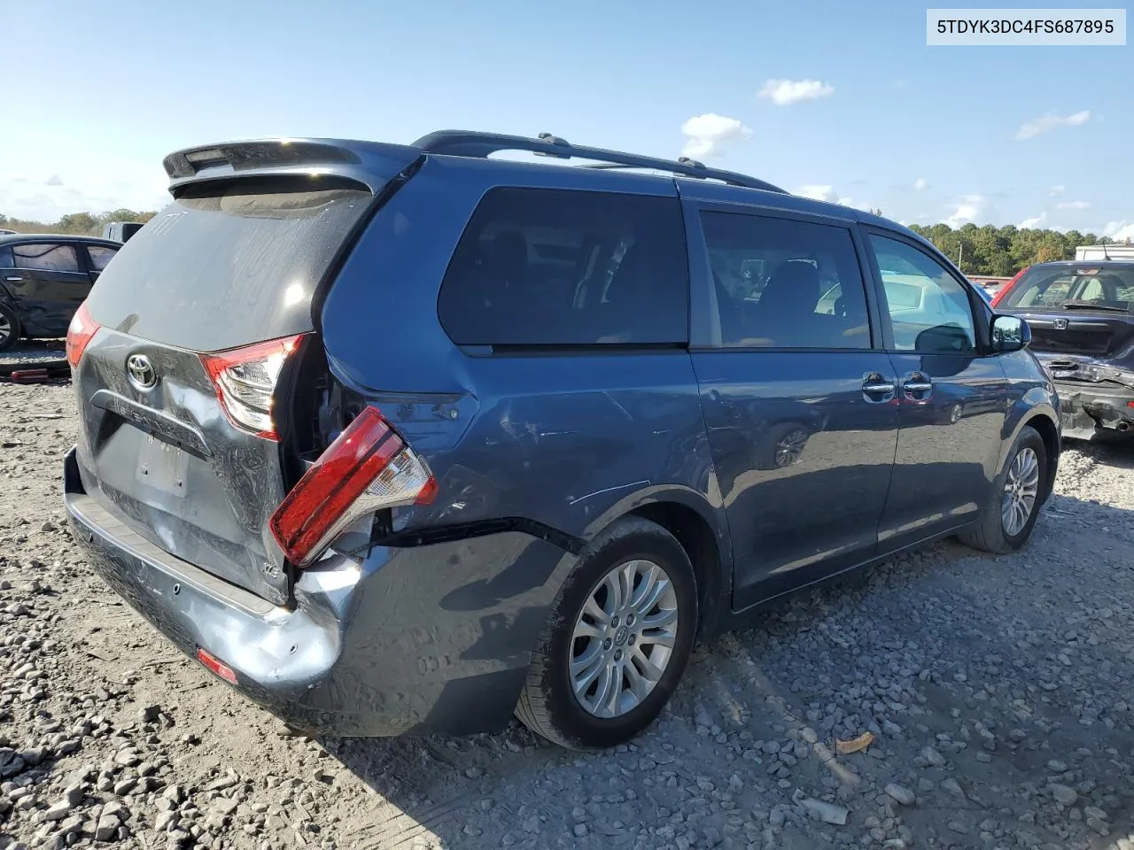 5TDYK3DC4FS687895 2015 Toyota Sienna Xle