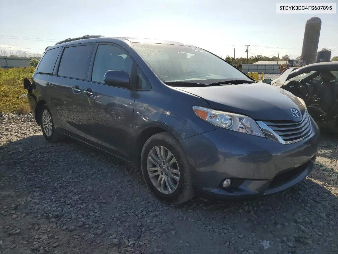 2015 Toyota Sienna Xle VIN: 5TDYK3DC4FS687895 Lot: 78267124