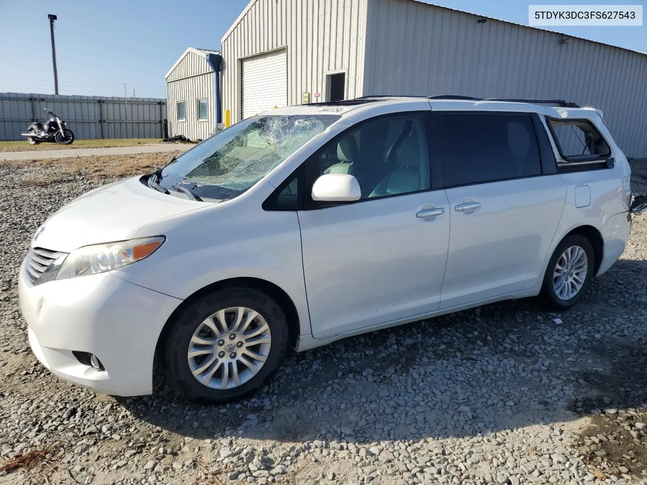 2015 Toyota Sienna Xle VIN: 5TDYK3DC3FS627543 Lot: 78441754