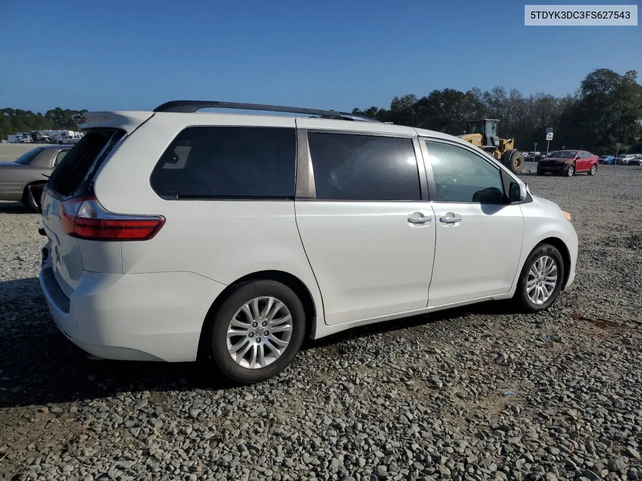 2015 Toyota Sienna Xle VIN: 5TDYK3DC3FS627543 Lot: 78441754