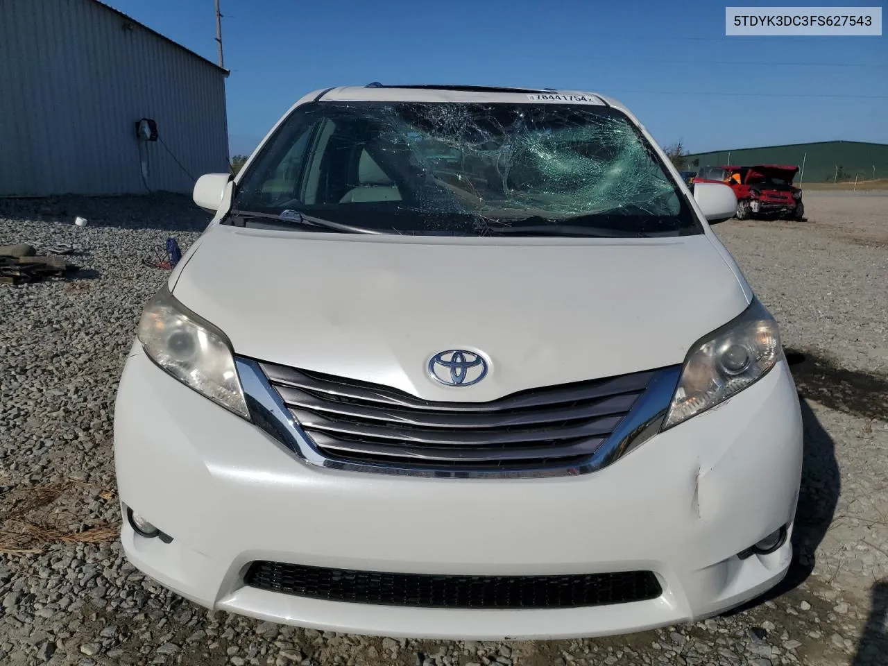 2015 Toyota Sienna Xle VIN: 5TDYK3DC3FS627543 Lot: 78441754